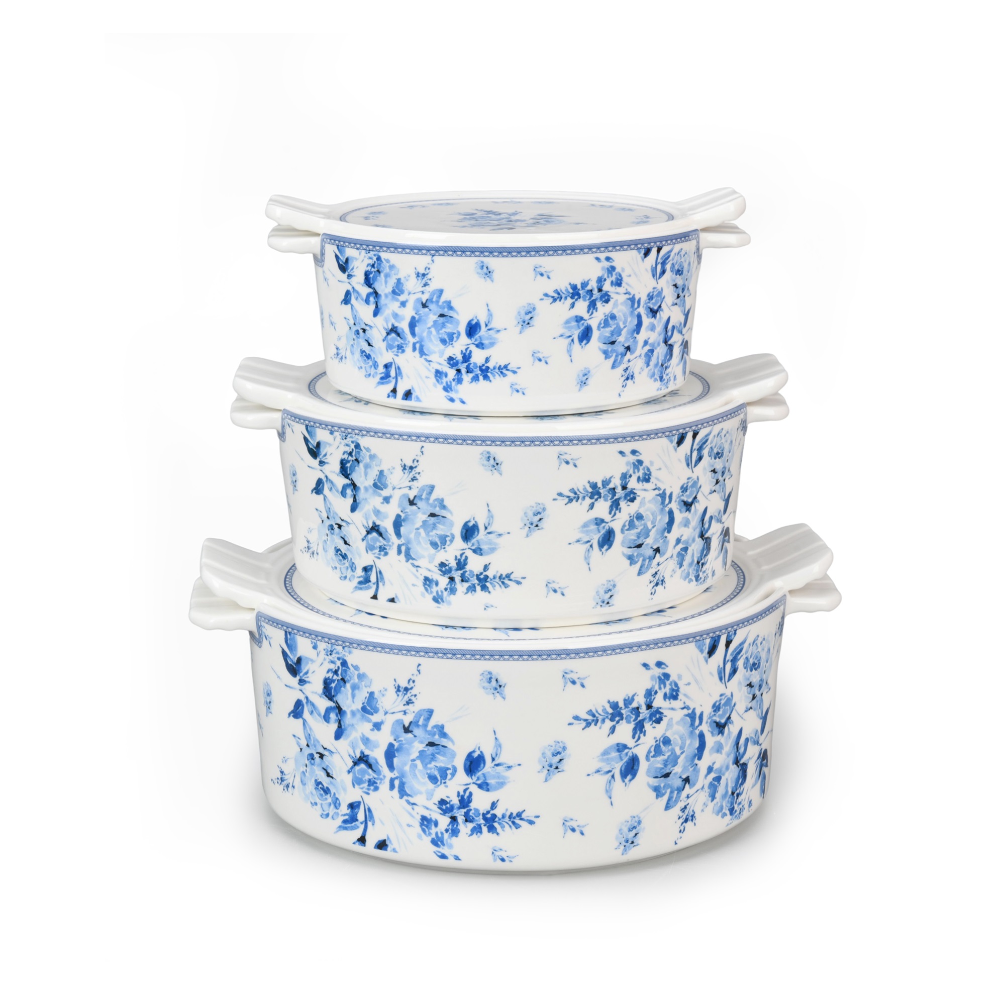 Blue Flower 6.5''/8''/9'' Bake