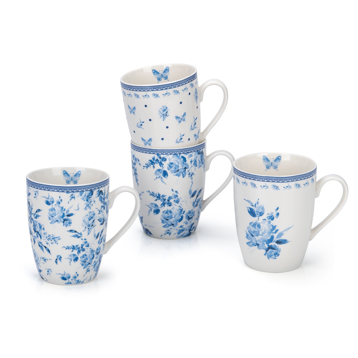 Blue Flower 360ml Mug