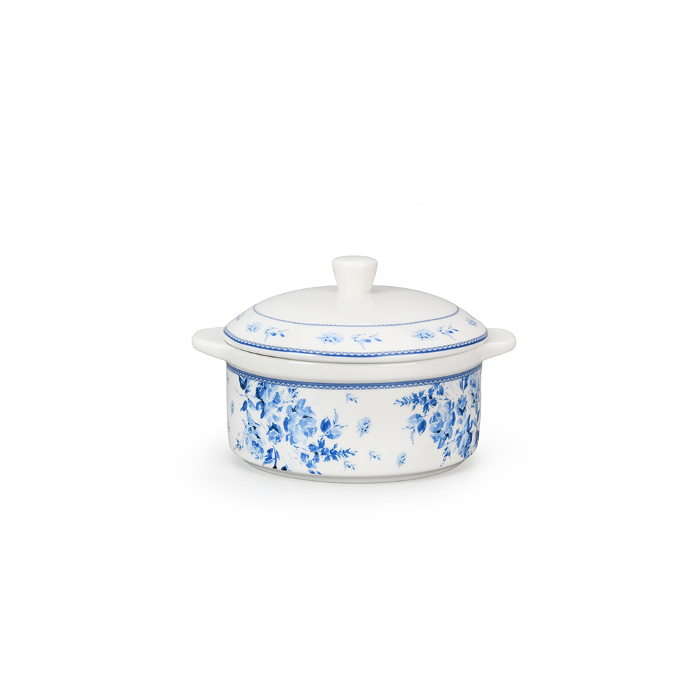 Blue Flower 4.7'' Bakeware Wit