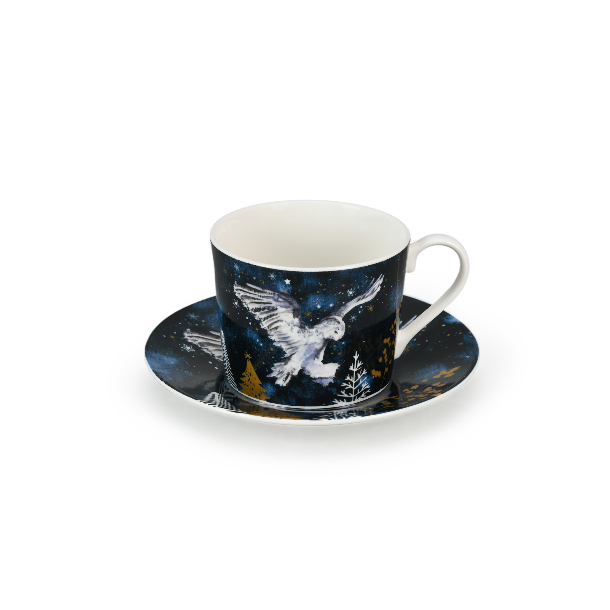 Winter Night 220ml Cup & Saucer