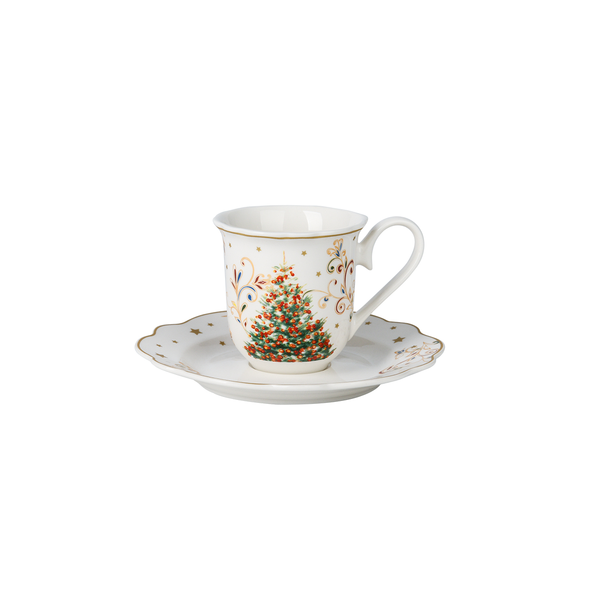 Holiday Vibes 90ml Cup & Saucer