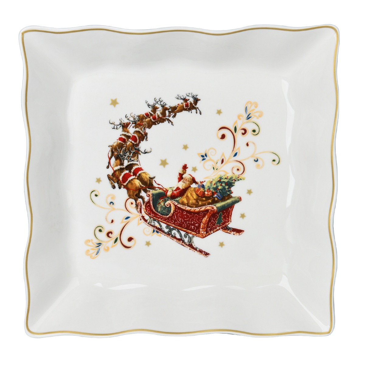 Holiday Vibes Square-shaped Dish