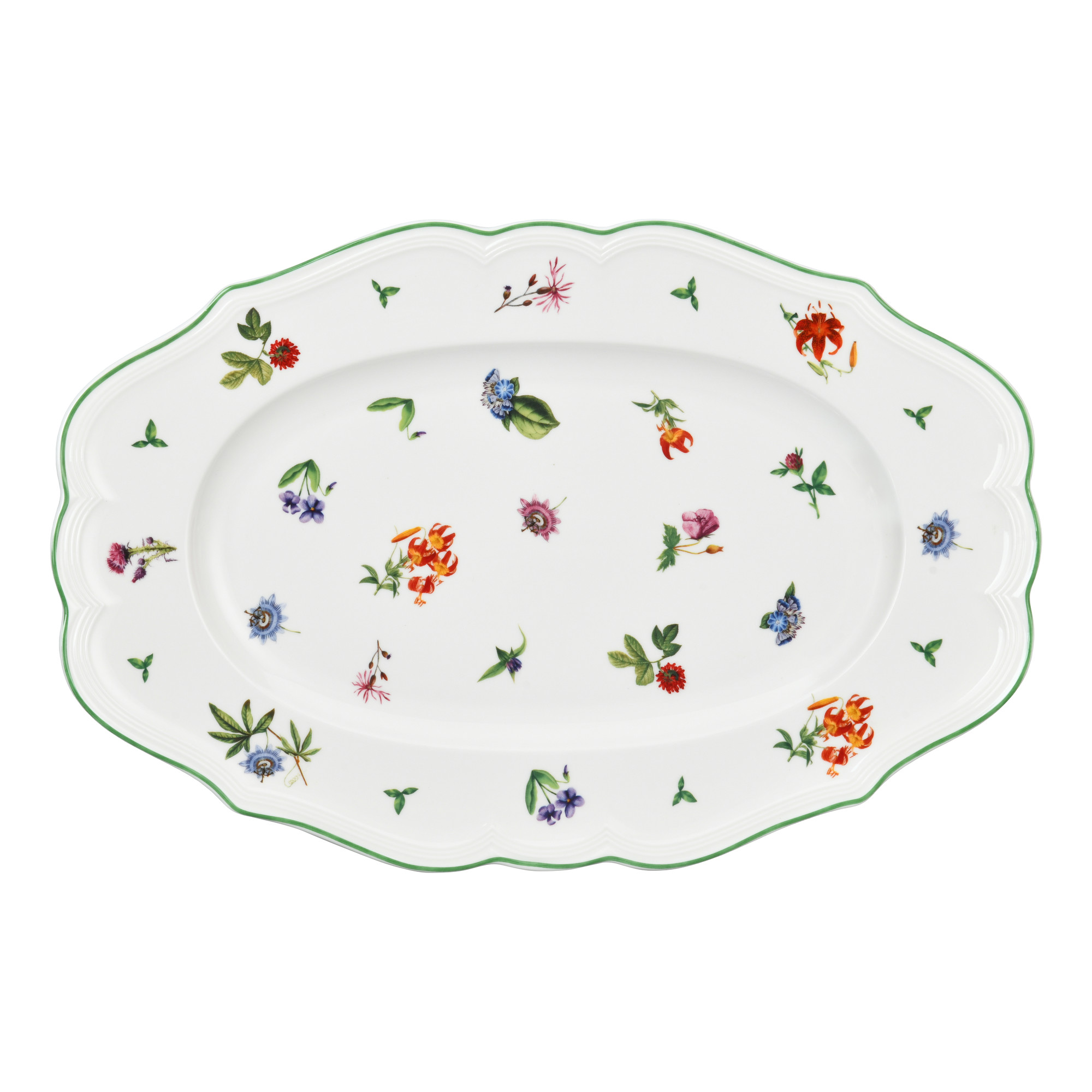 French Garden Fresh Pocelain Dinnerware Platter