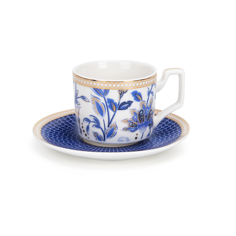 Paisley Elegance 90ml Cup & Sa