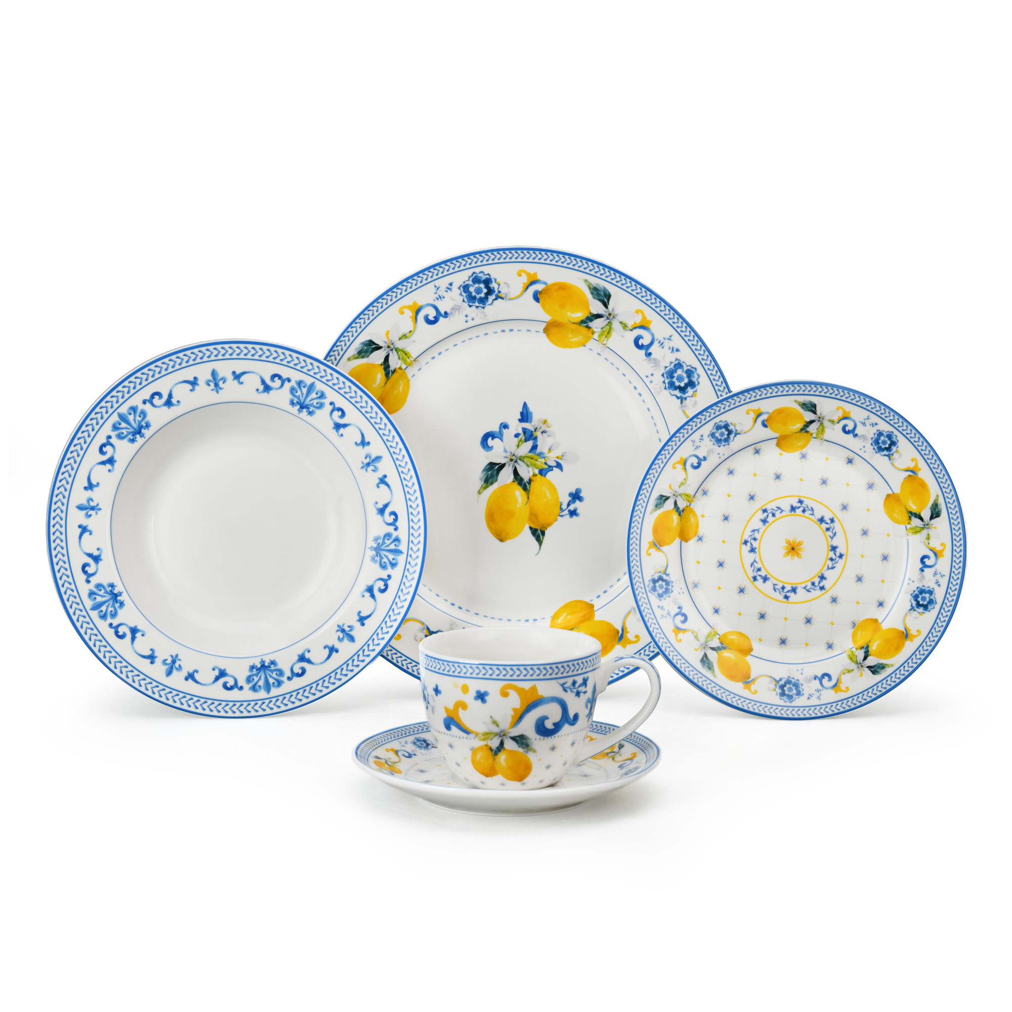 Sea Salt Lemon 20 pcs Dinner Set