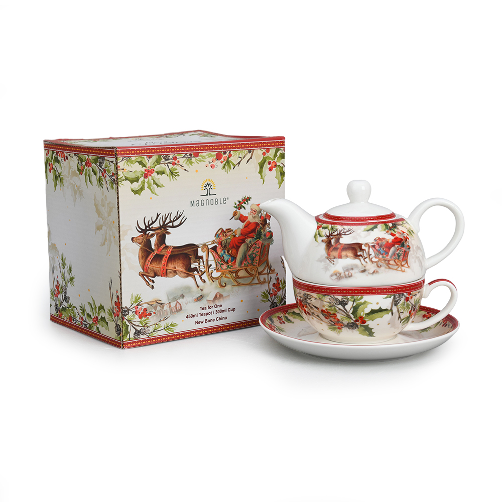 Merry Christmas Tea For One Se