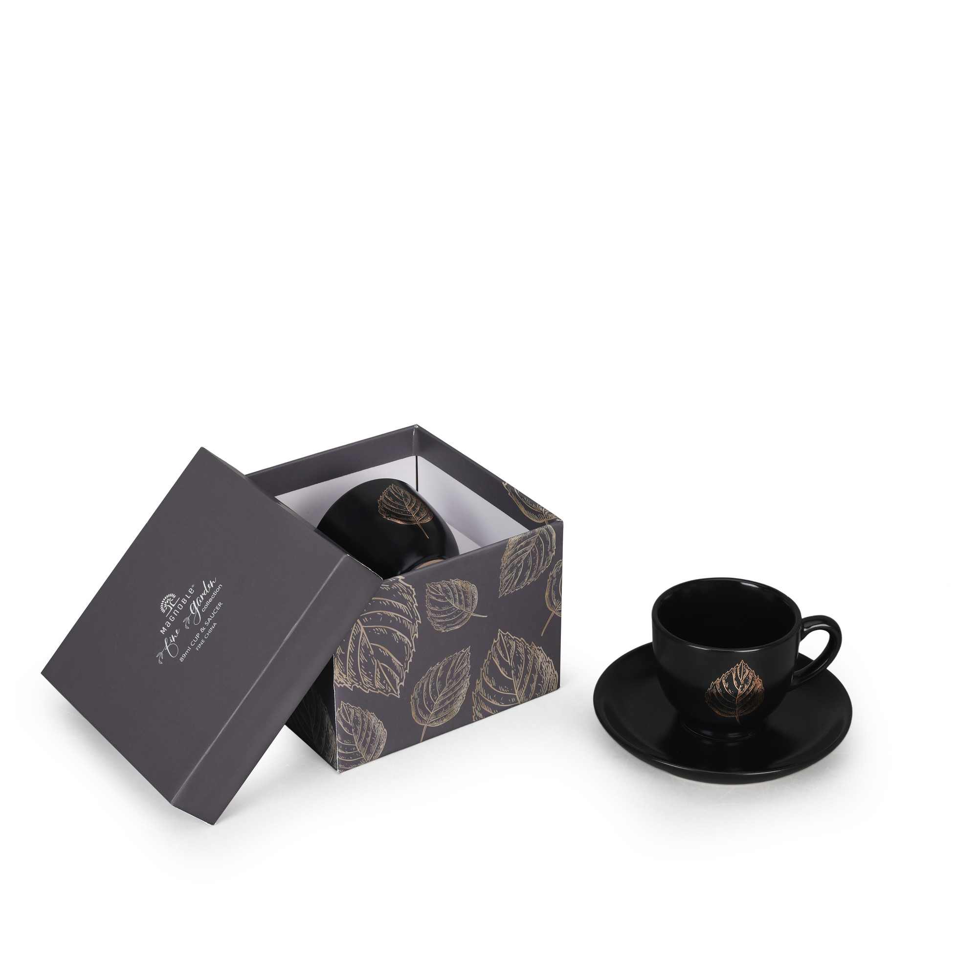 Fine Garden Cup & Saucer