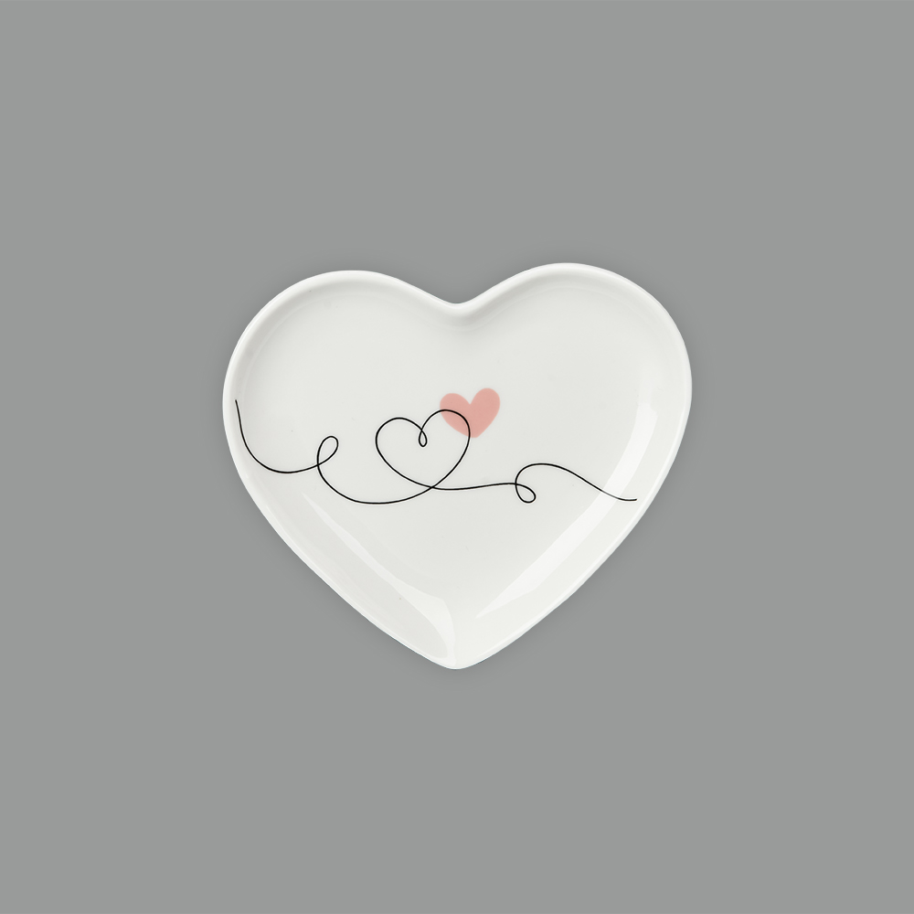 Candy Hearts Plate
