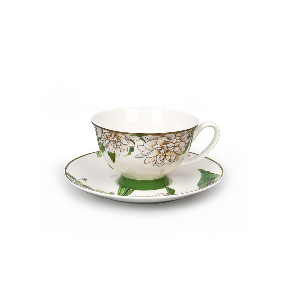 200ML Cup & Saucer Bloom Greeness Spring