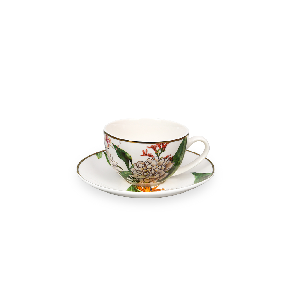 80ML Cup & Saucer Bloom Greeness Spring