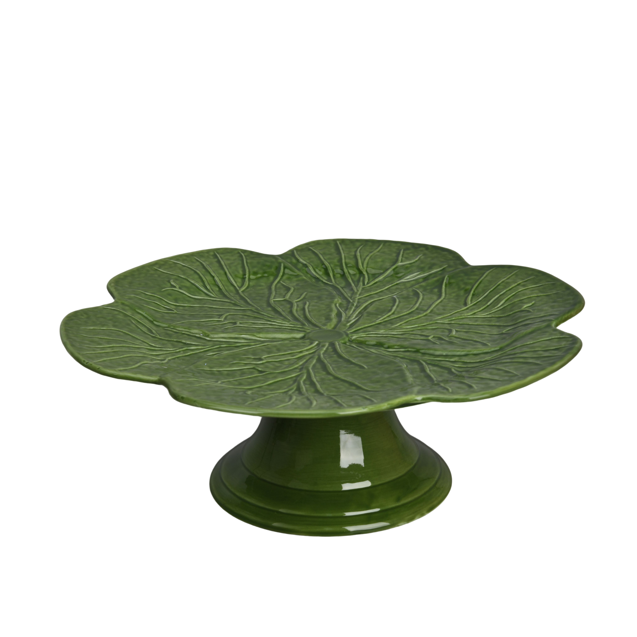 12 Cabbage Cake Stand New Bone China