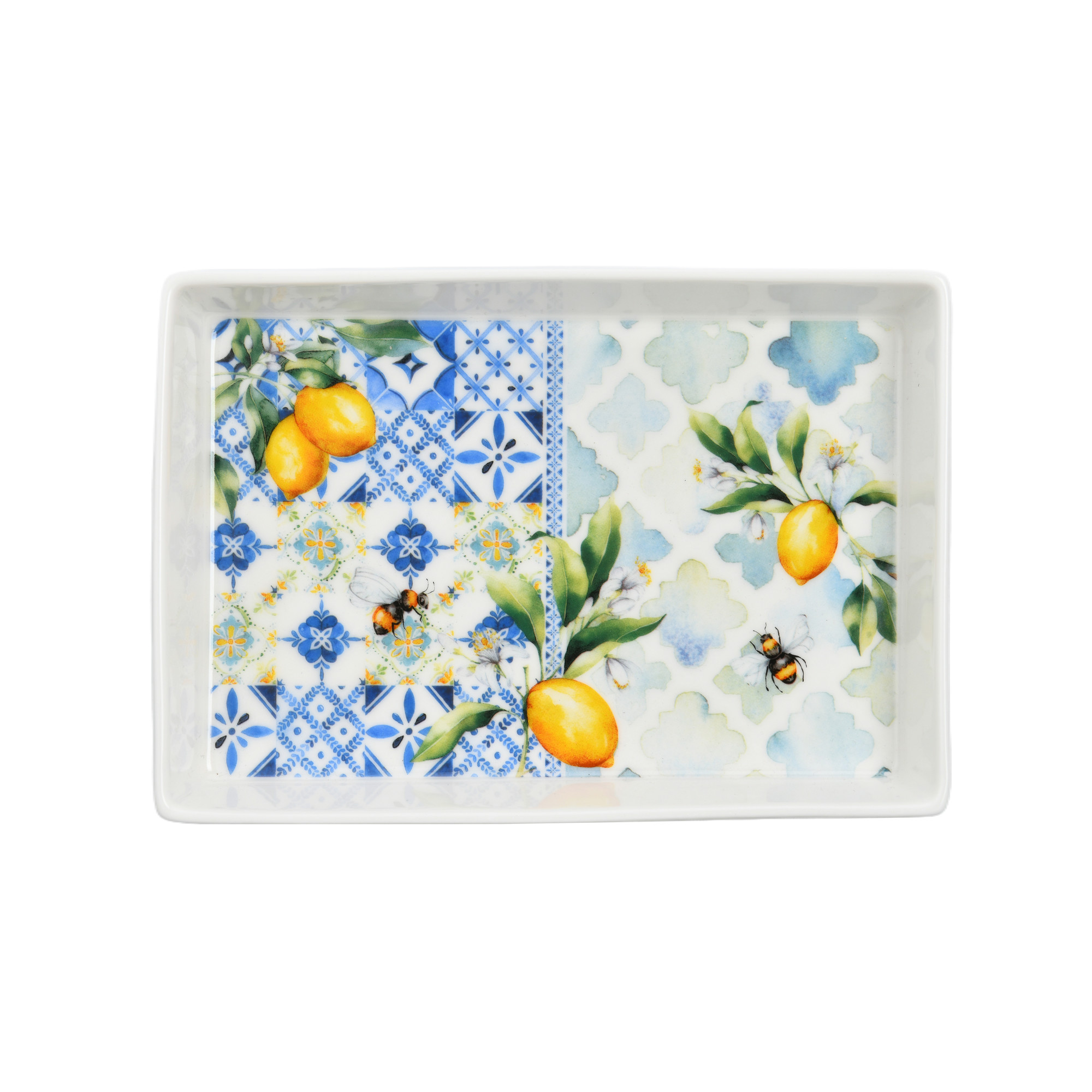 Bright Citrus 7 Rectangle Plate