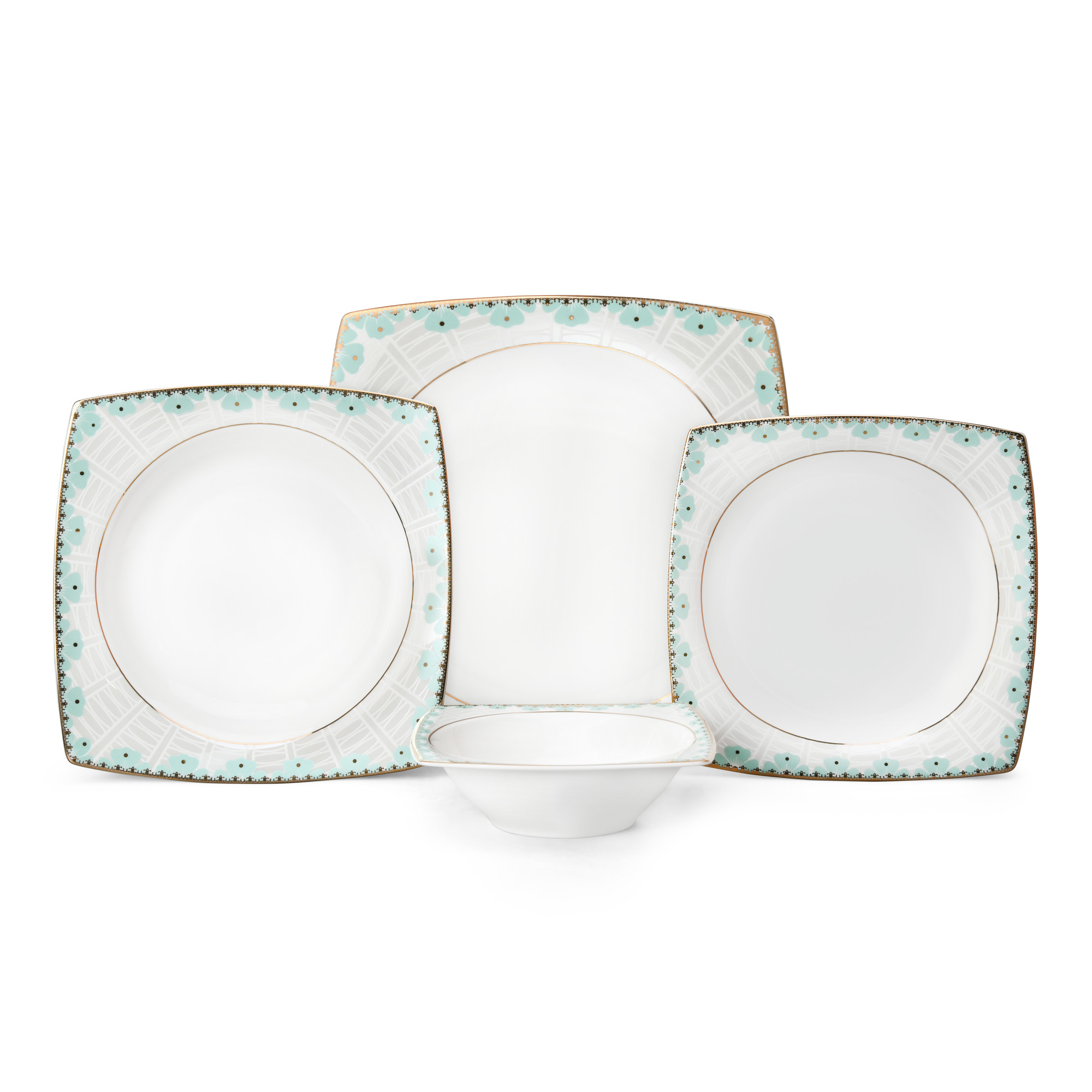 Chic Elegance 24pcs Dinner Set
