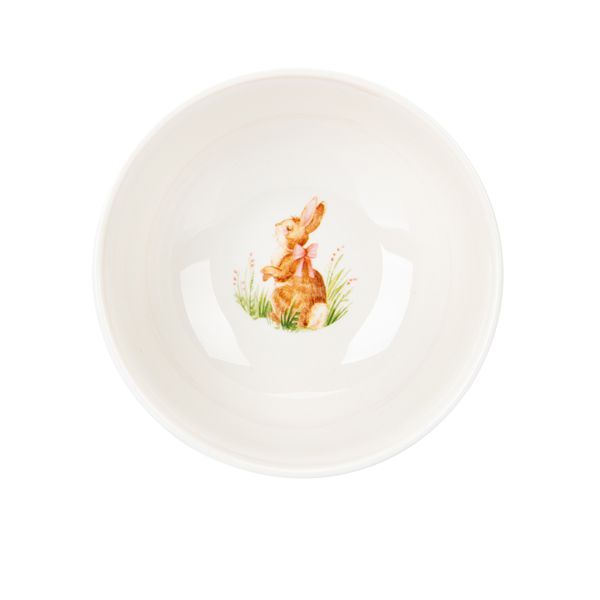 Rabbits & Flowers 5'' Bowl