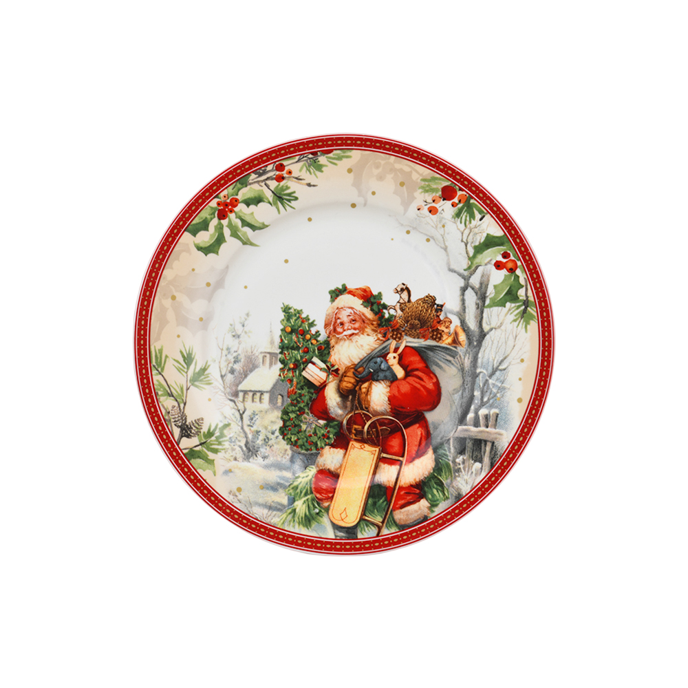 Merry Christmas 7.5'' Dessert Plate