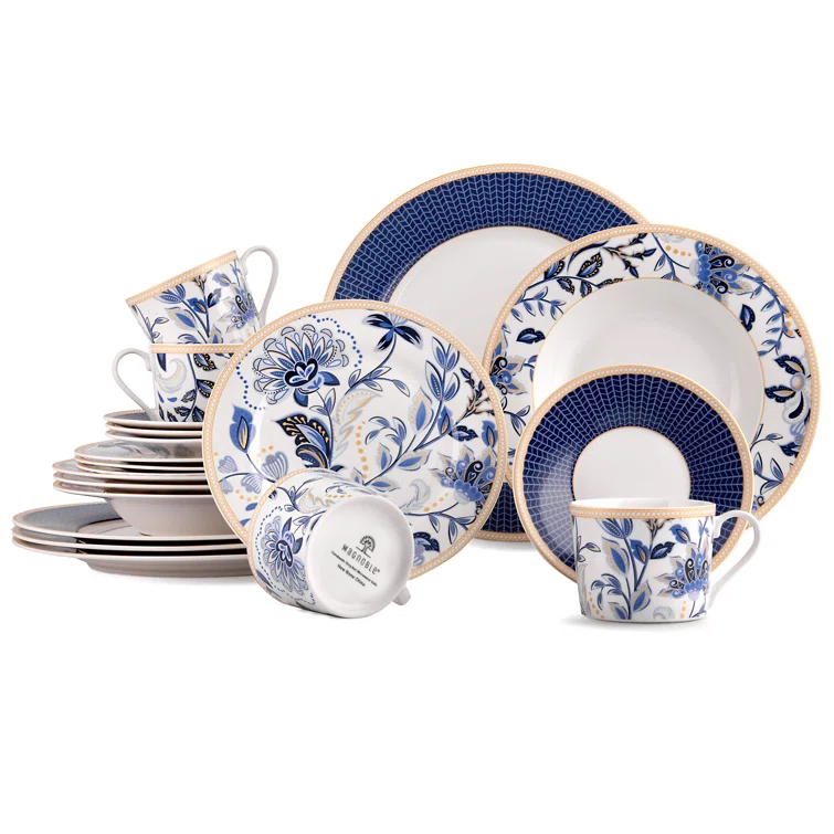 Classic Elegance 20pcs Dinner Set