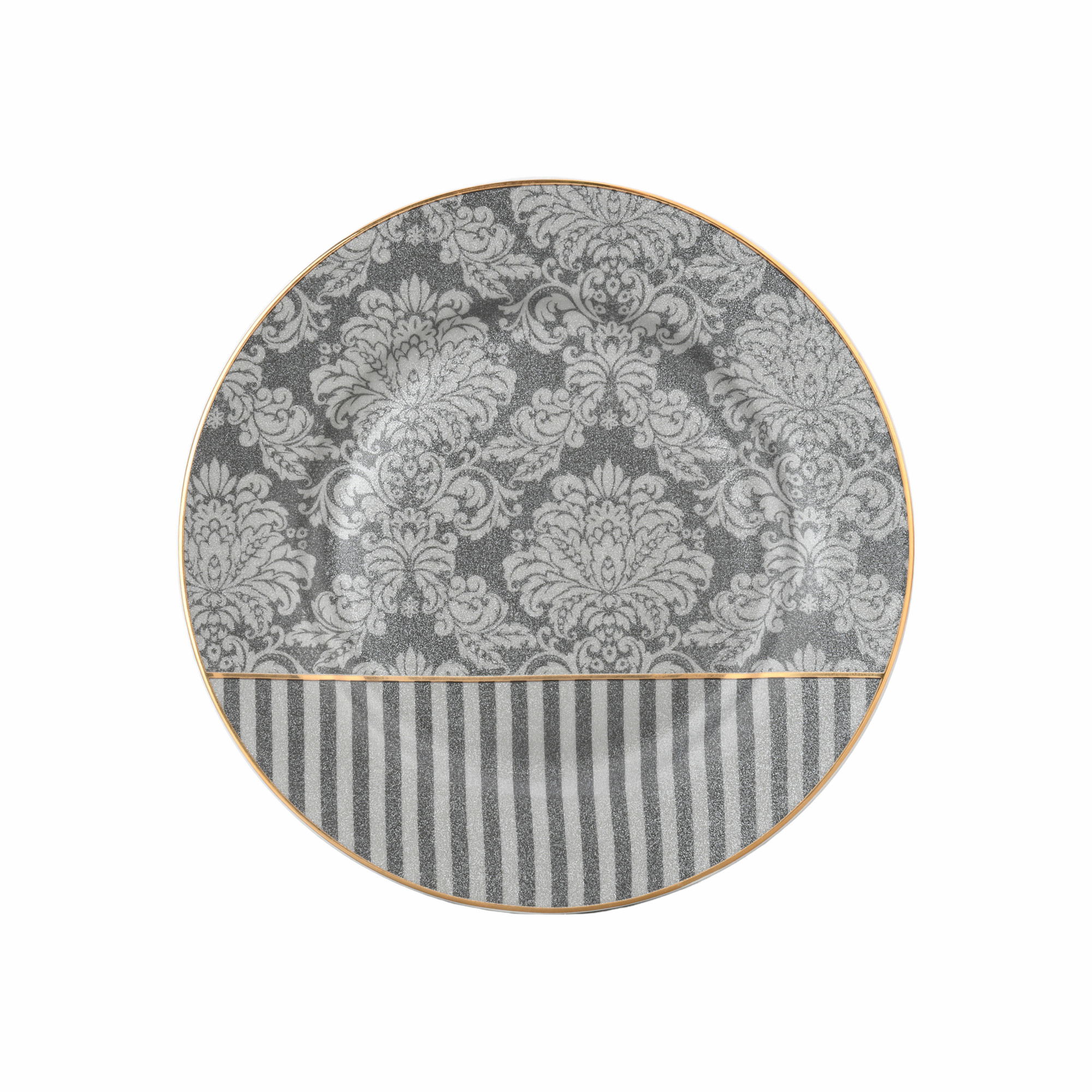 Vintage Damask 7.5 Dessert Pla