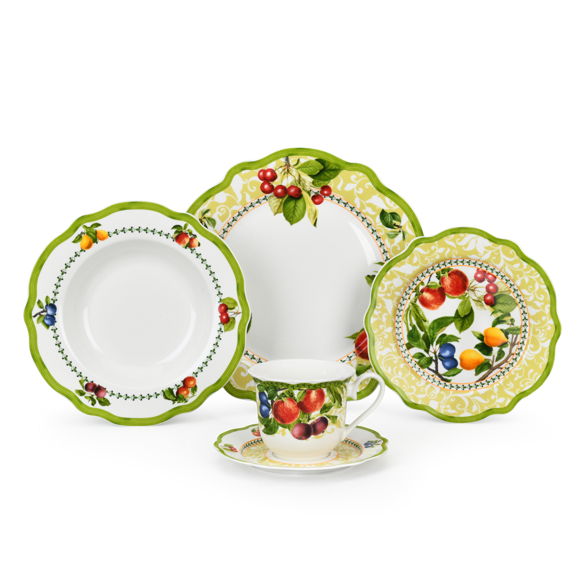 Verdant Orchard 20pcs Dinner Set