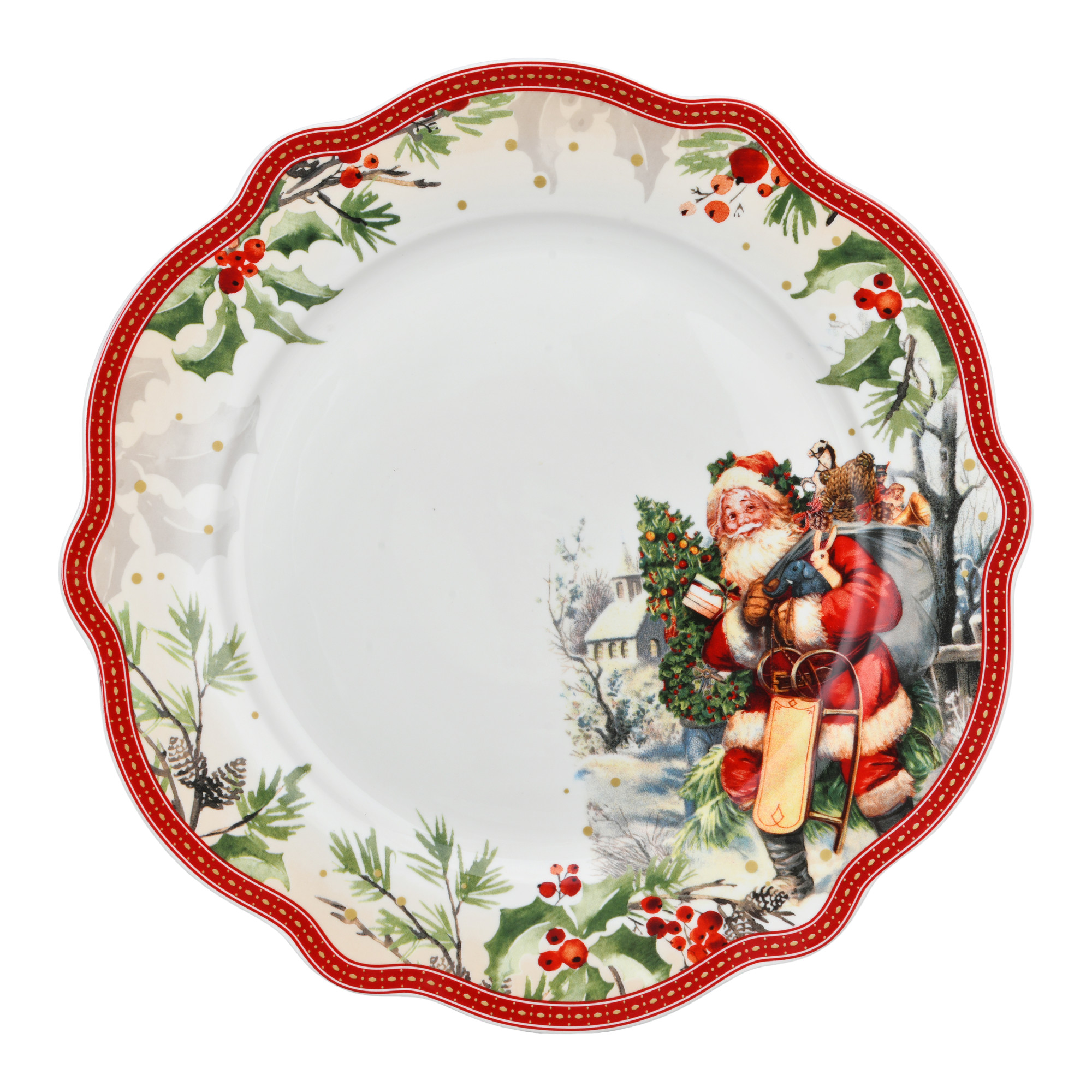 Merry Christmas 10.5'' Dinner Plate