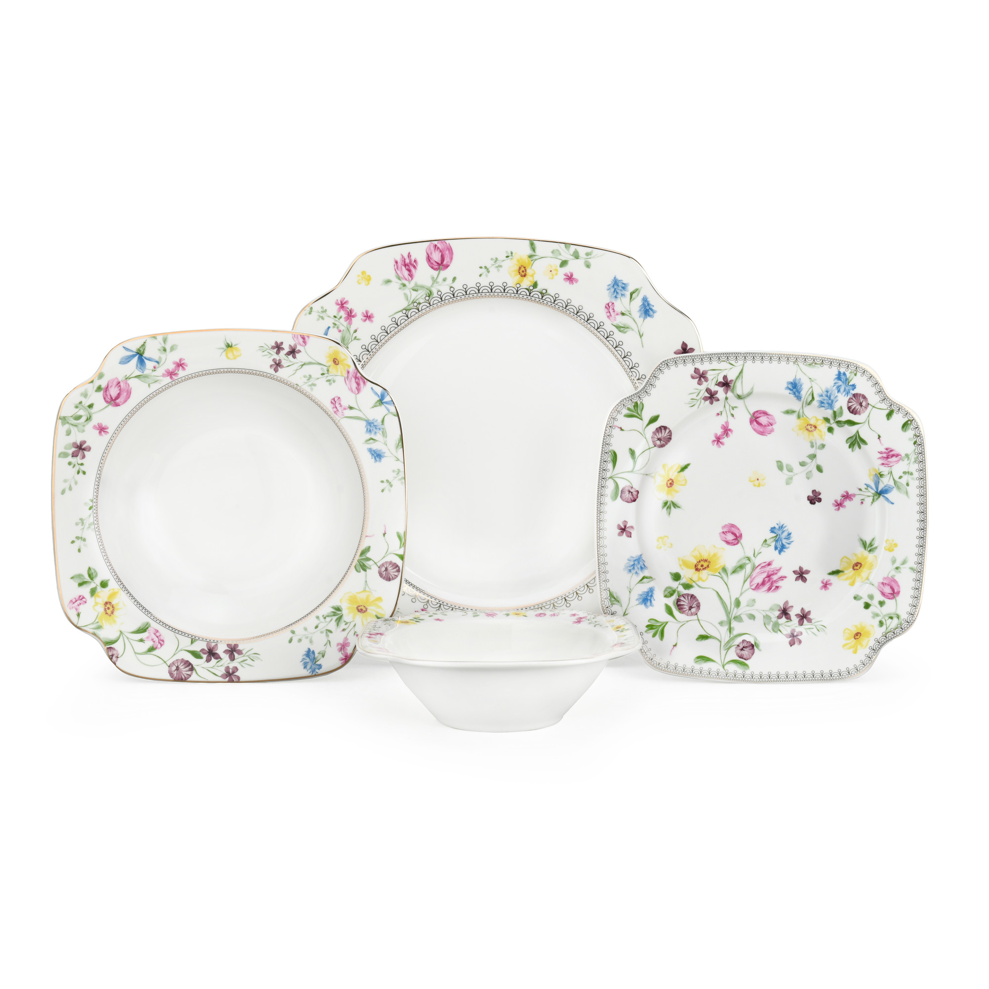 24pcs Ditsy Floral Dinner Set
