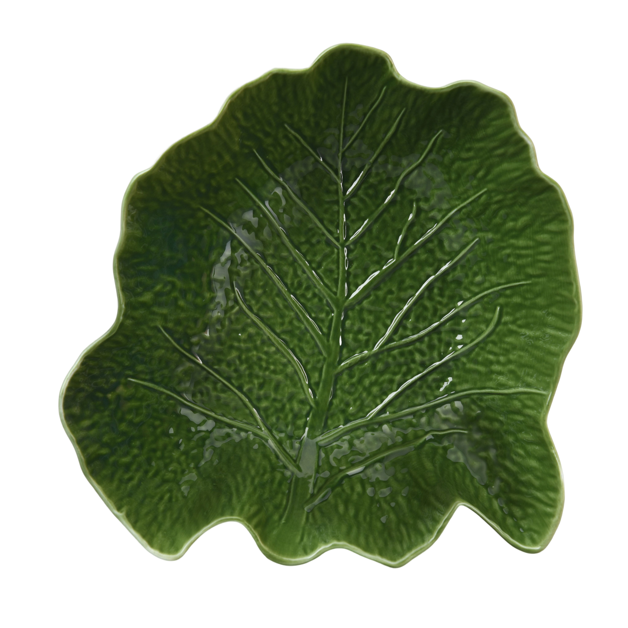 10.2 Large Cabbage Leaf Bowl New Bone China