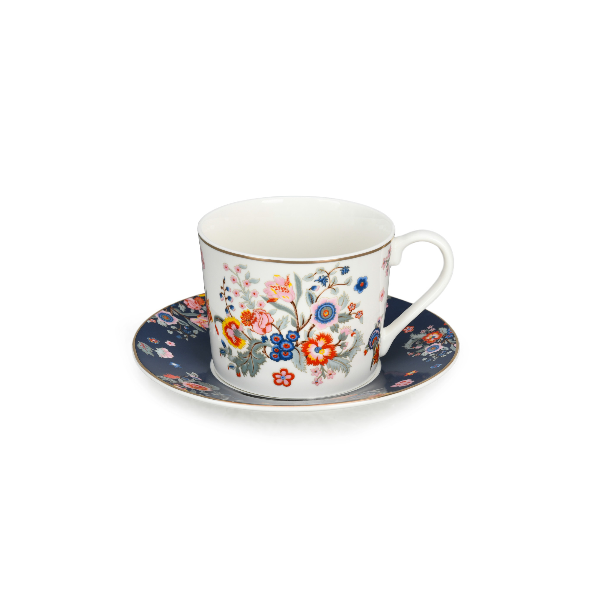 Blooms in Blue 220ml Cup & Saucer