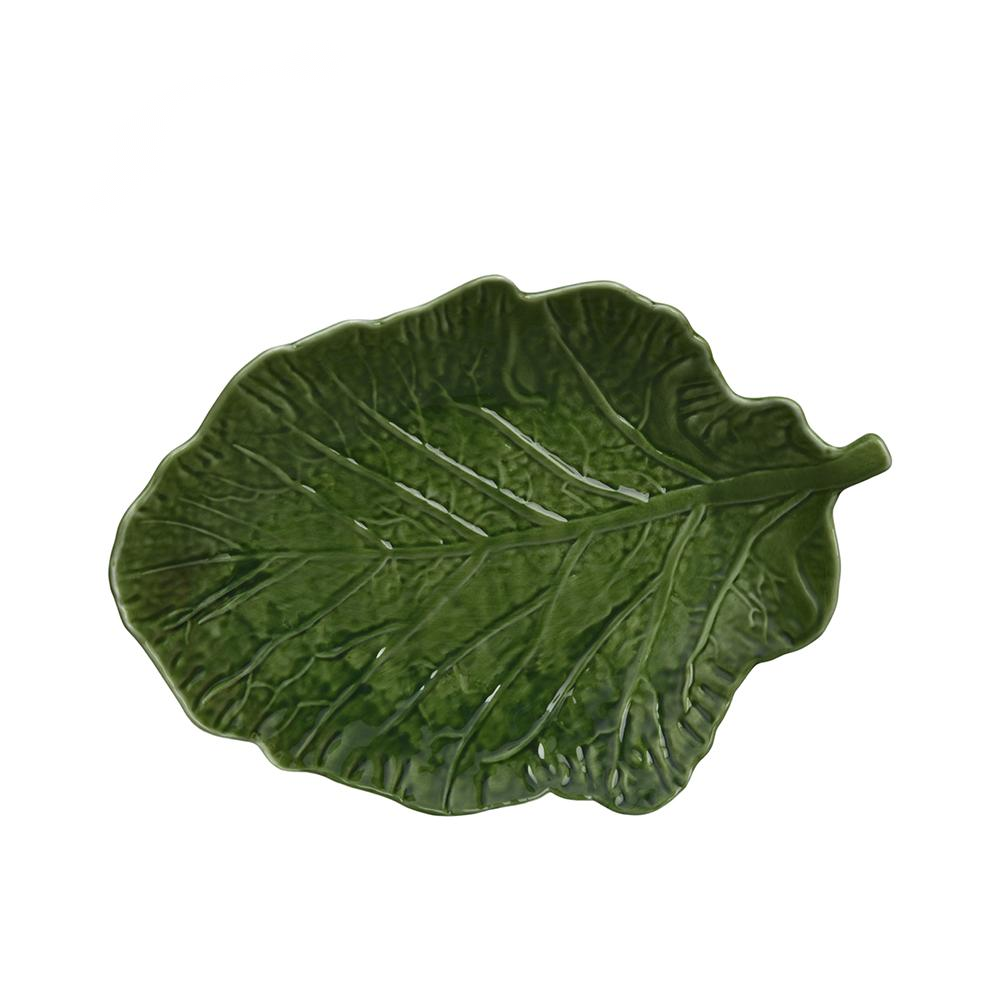 11 Antique Cabbage Leaf Plate New Bone China