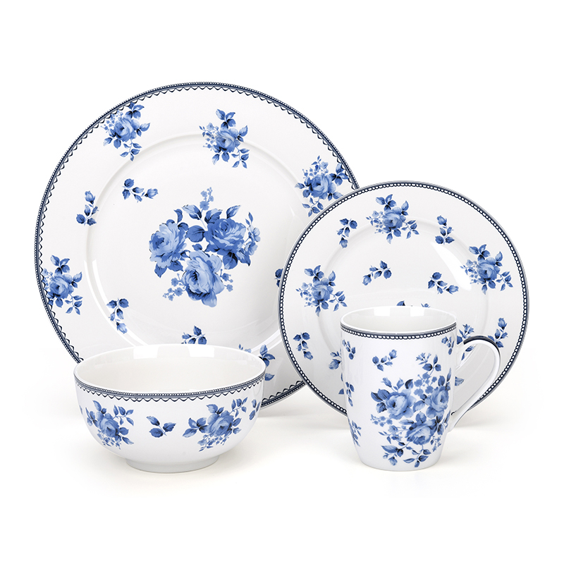 VINTAGE ROSES 16pcs Dinner Set