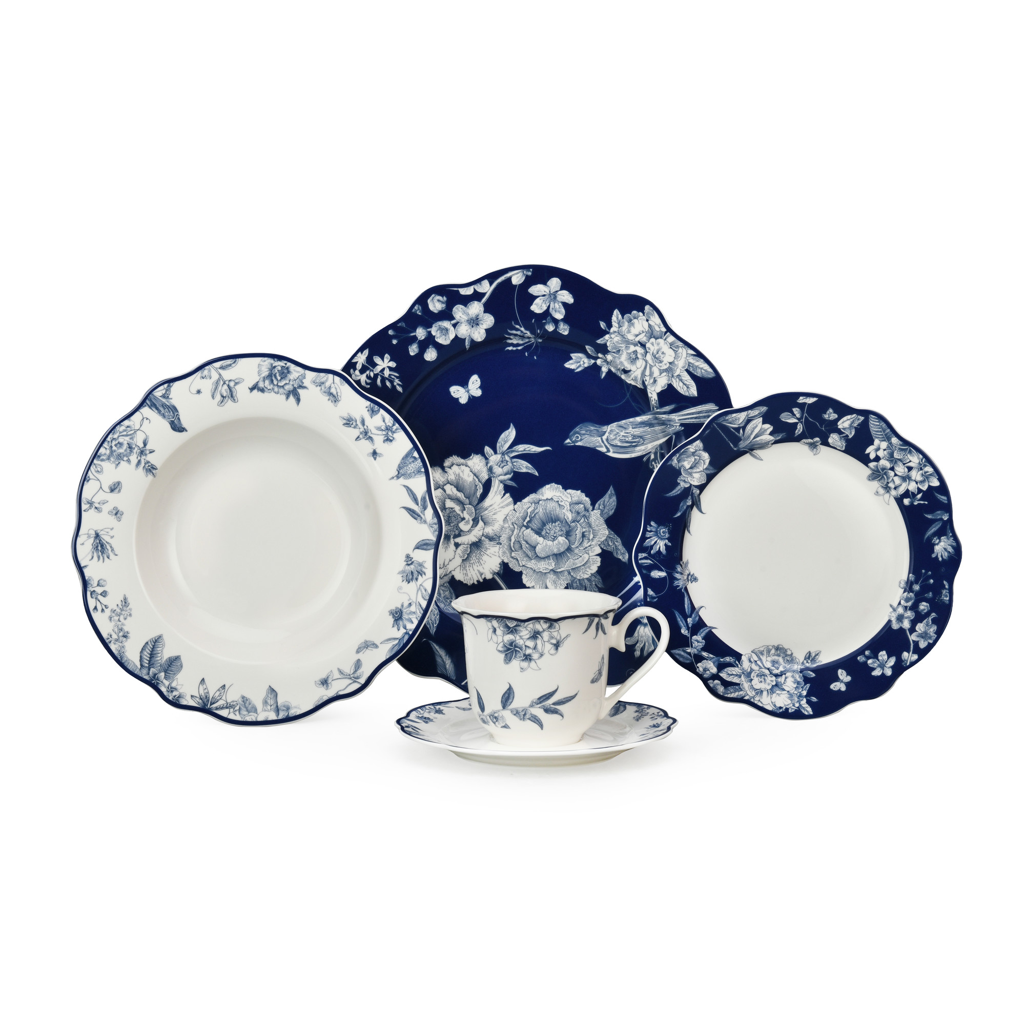 Peony Bloom 20pcs Dinner Set