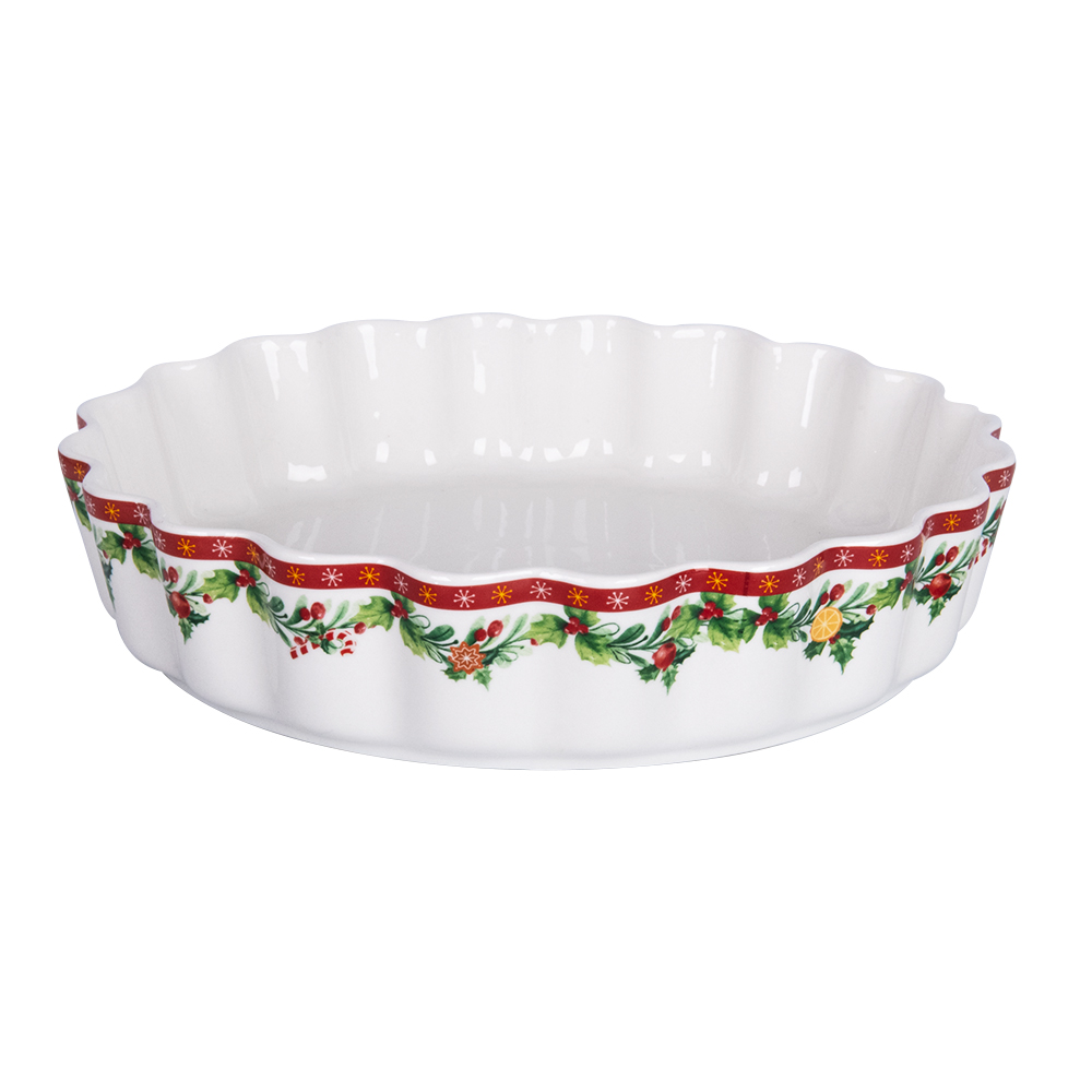Santa Claus 9.7   Waved Baking Tray