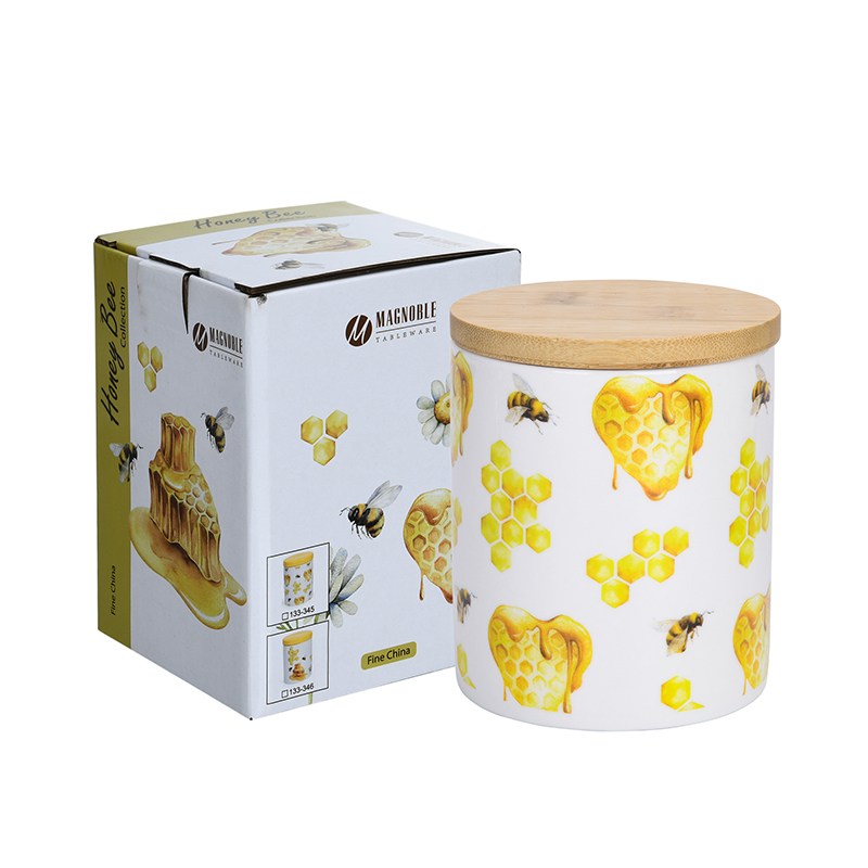 600ml Honey Bee Canister Set