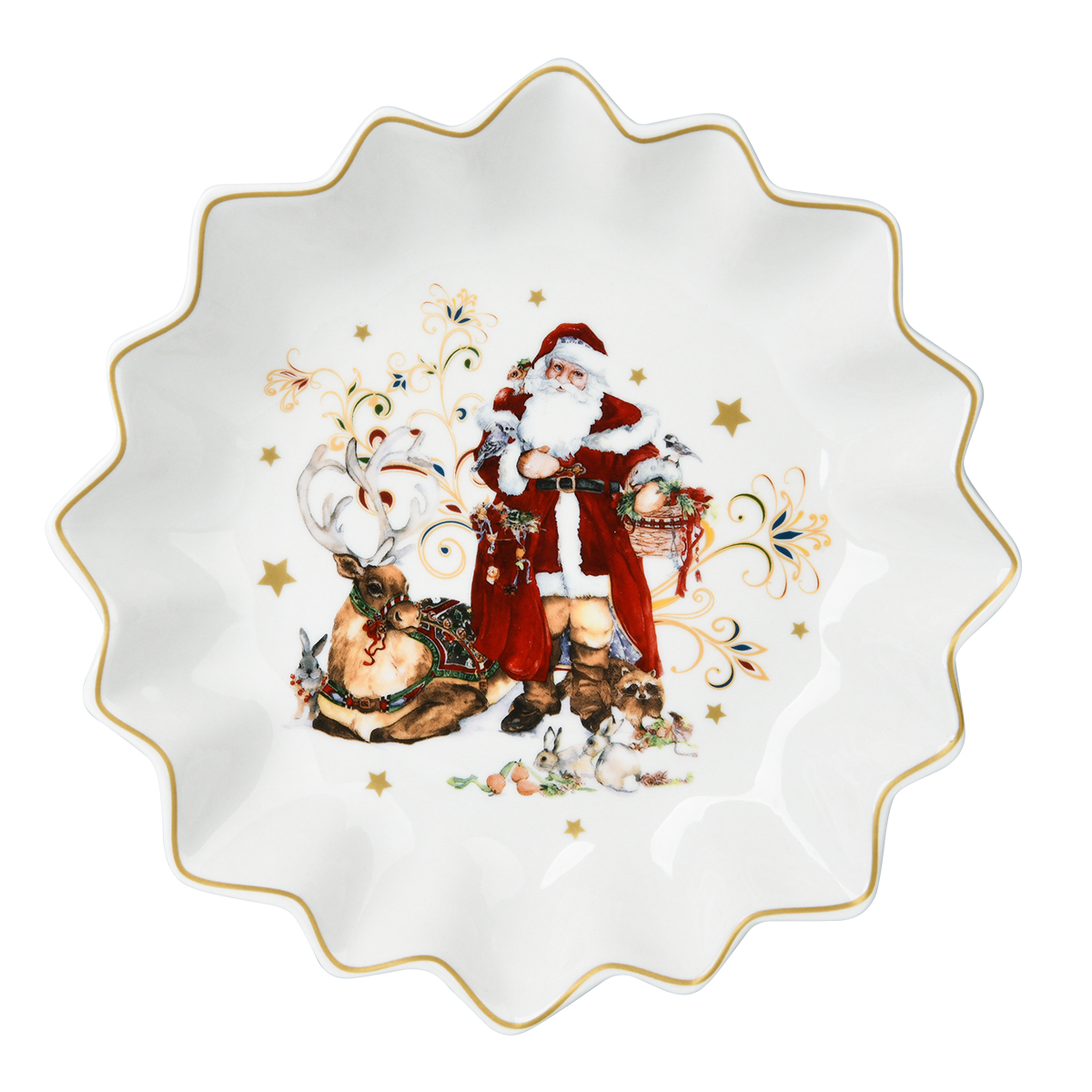 Holiday Vibes 9'' Polygon-shaped Plate