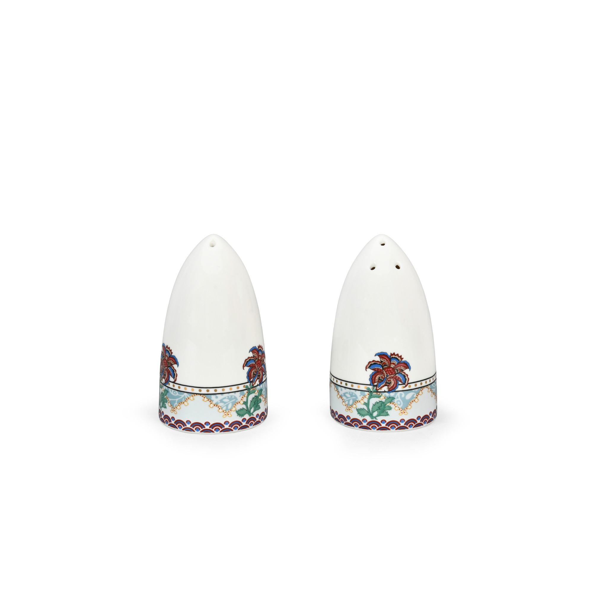 Vintage Floral S/2 Salt Pepper Shaker