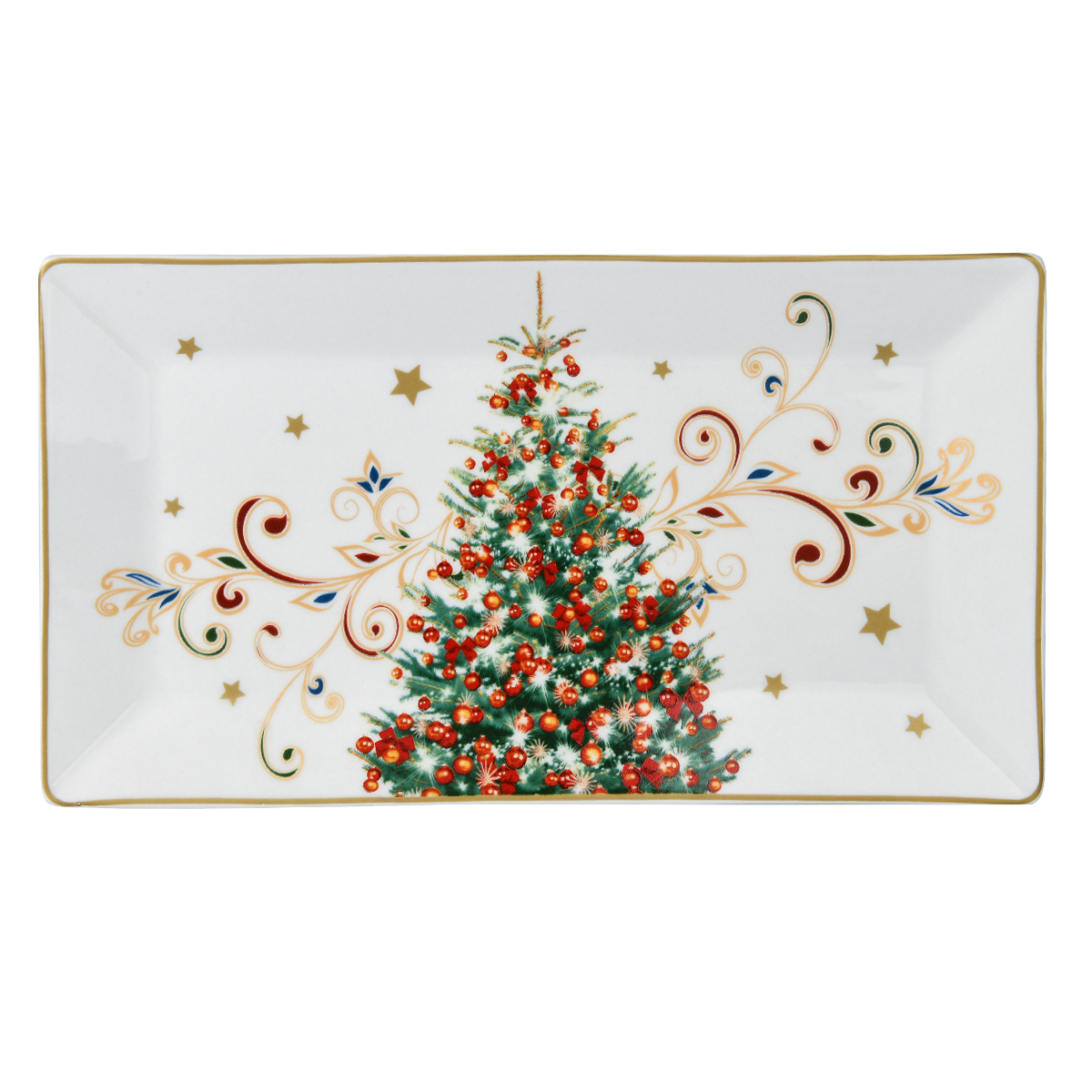 Holiday Vibes Rectangular Plat