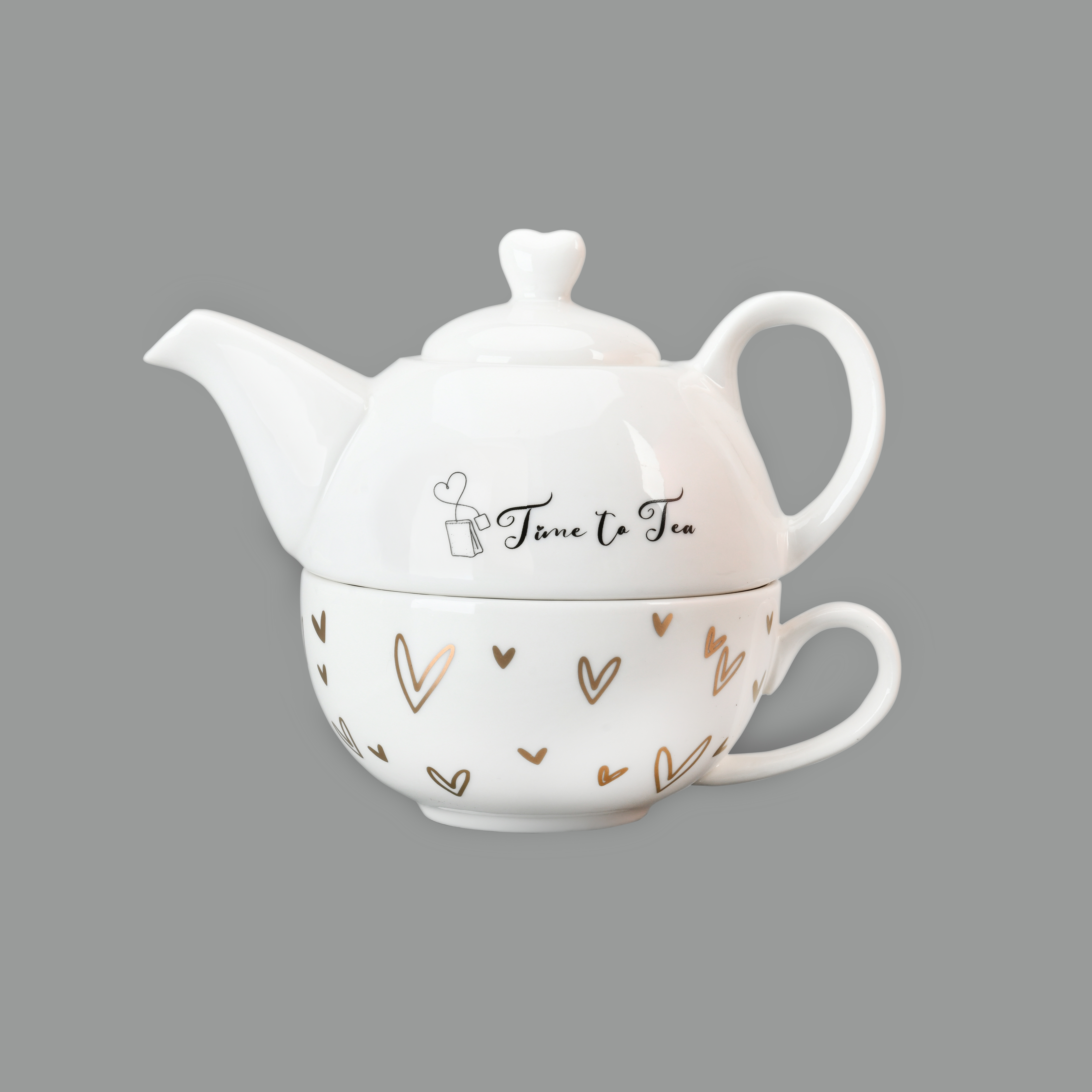 Candy Hearts Tea for One