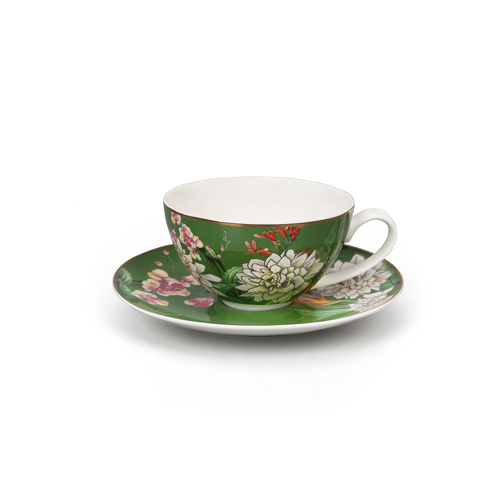 190ML Cup & Saucer Bloom Greeness Spring