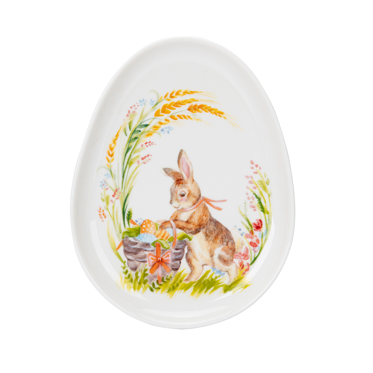 Rabbits & Flowers 8'' Plate