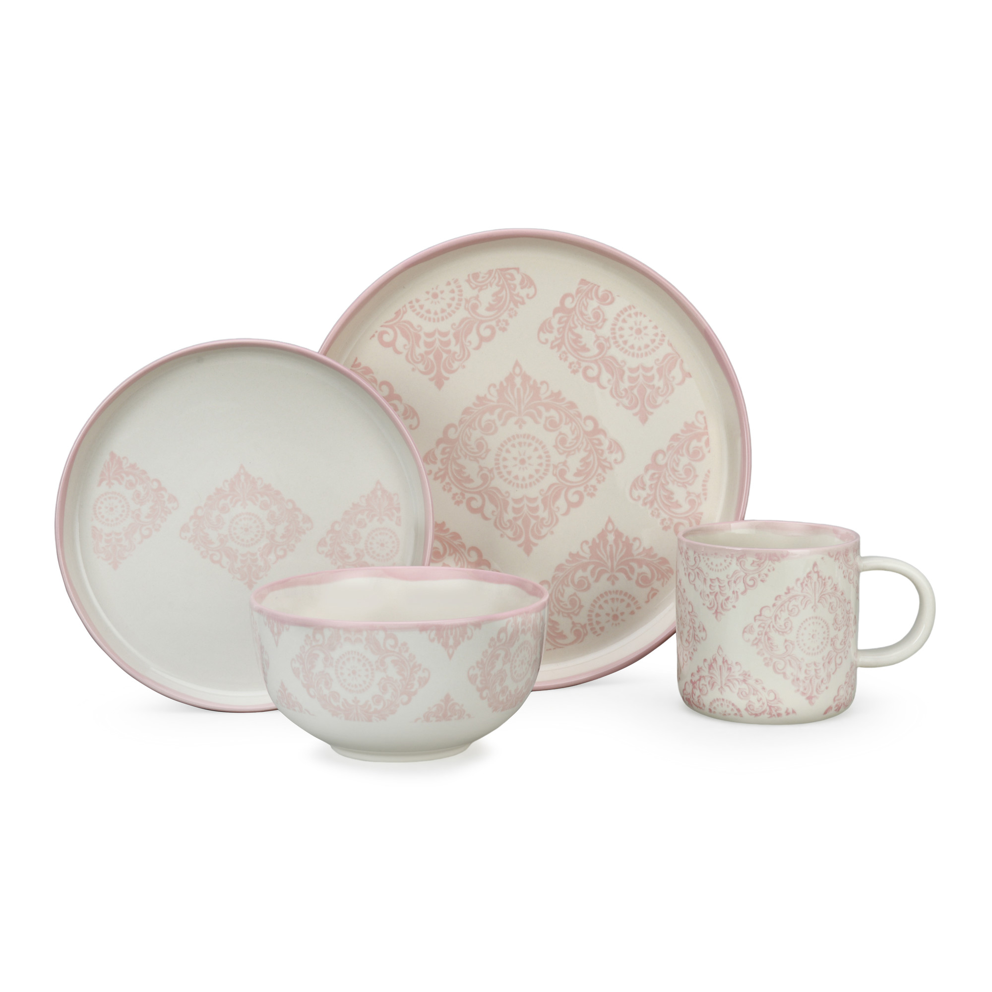 16pcs Elegant Floral Transferware Collection