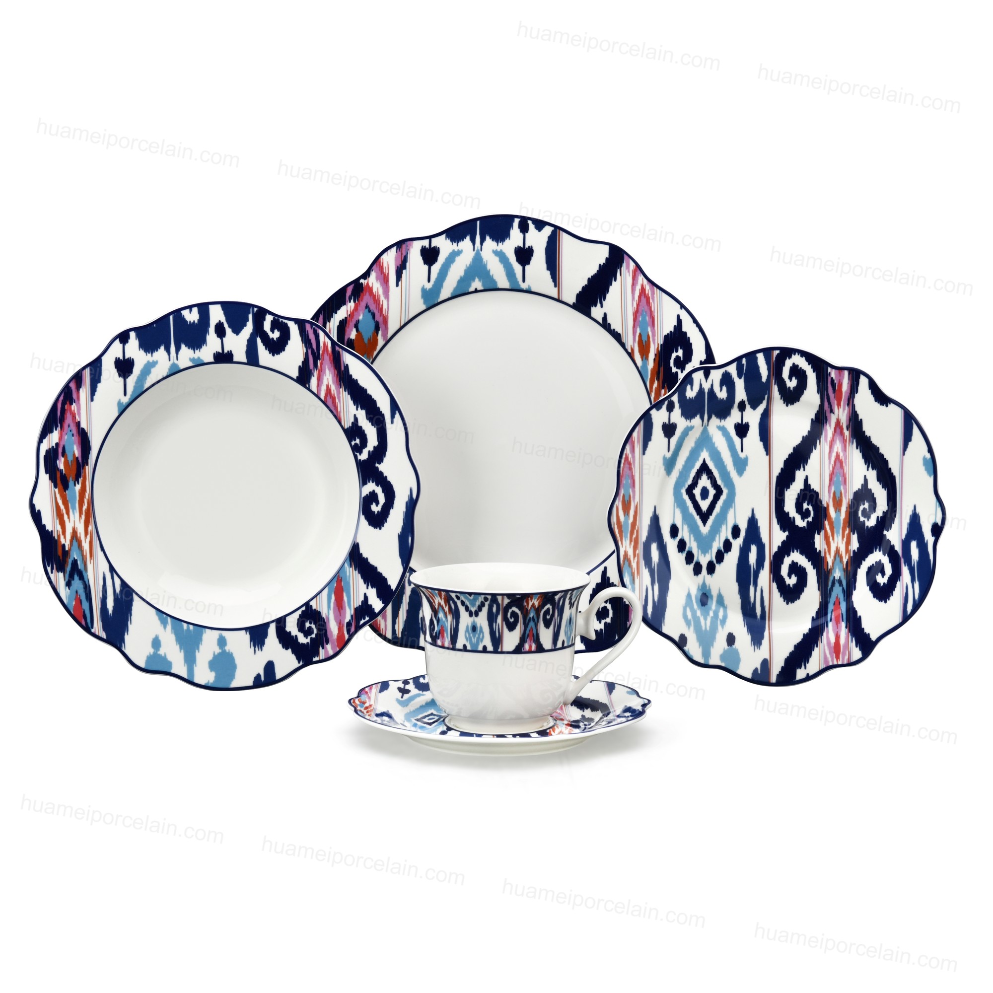 20pcs Ikat Elegance Collection