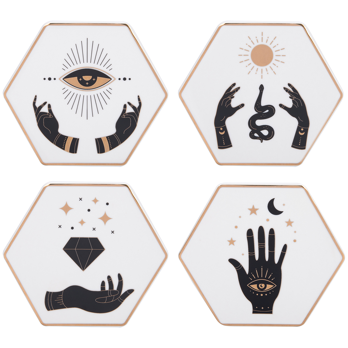Porcelain Coaster Set
