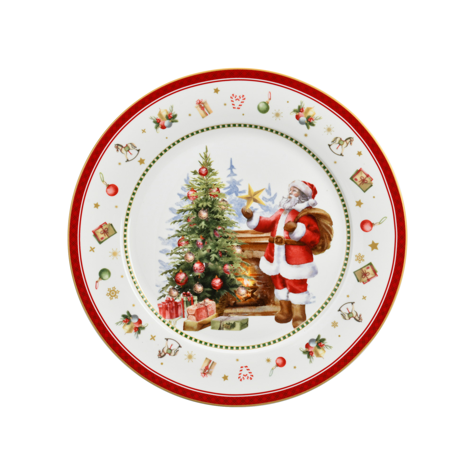 Santa's Gift Season 10.5'' Dinner Plate