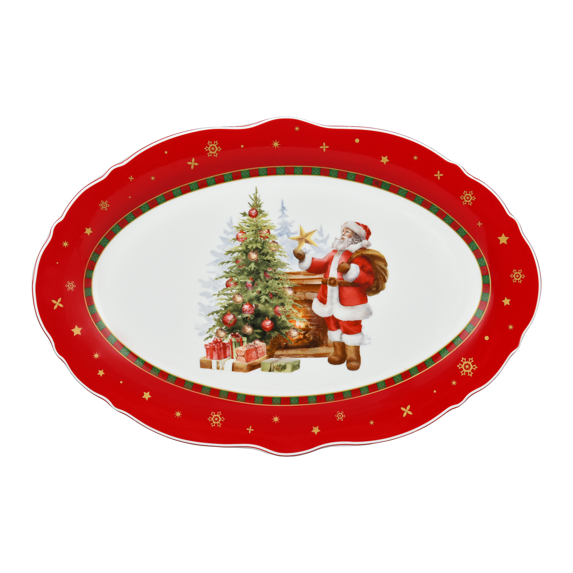 Santa's Gift Season 14'' Fish Plate