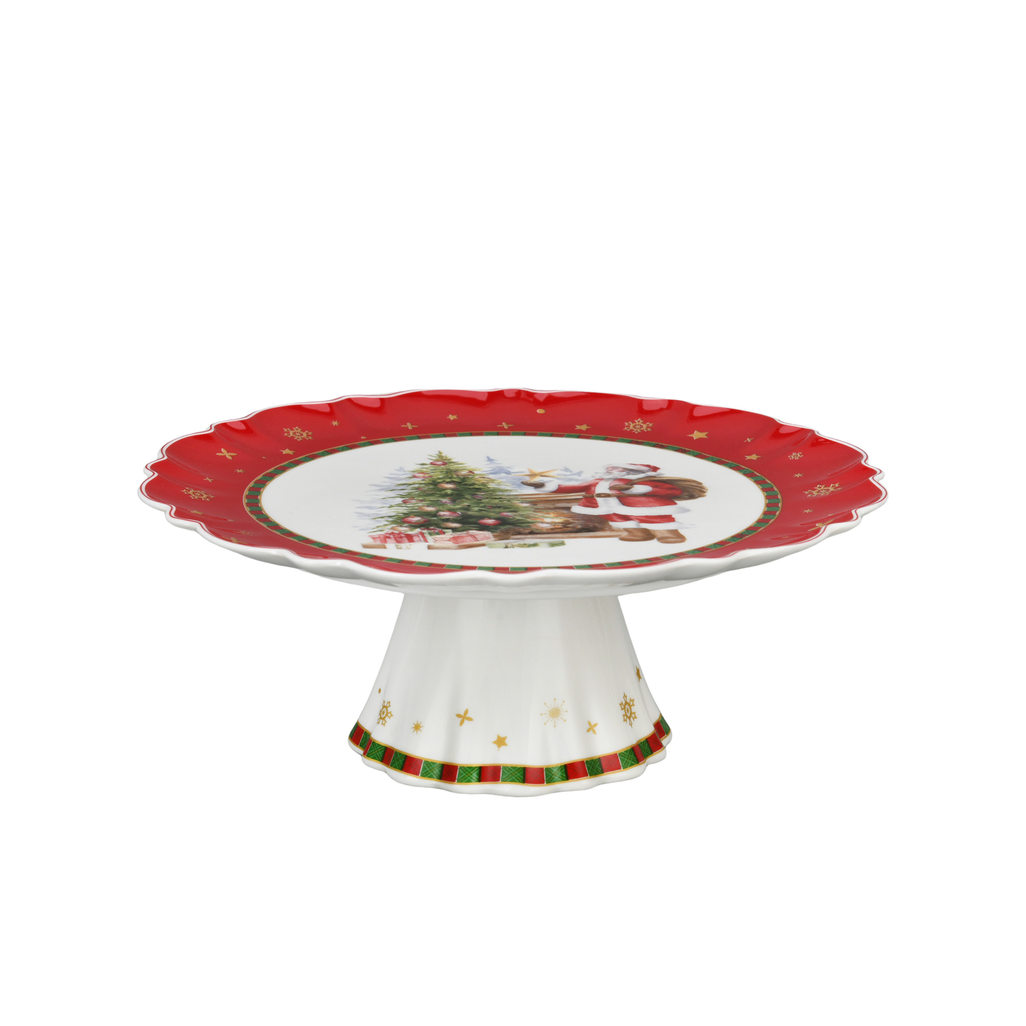 Santa's Gift Season 8.25'' Cake Plate
