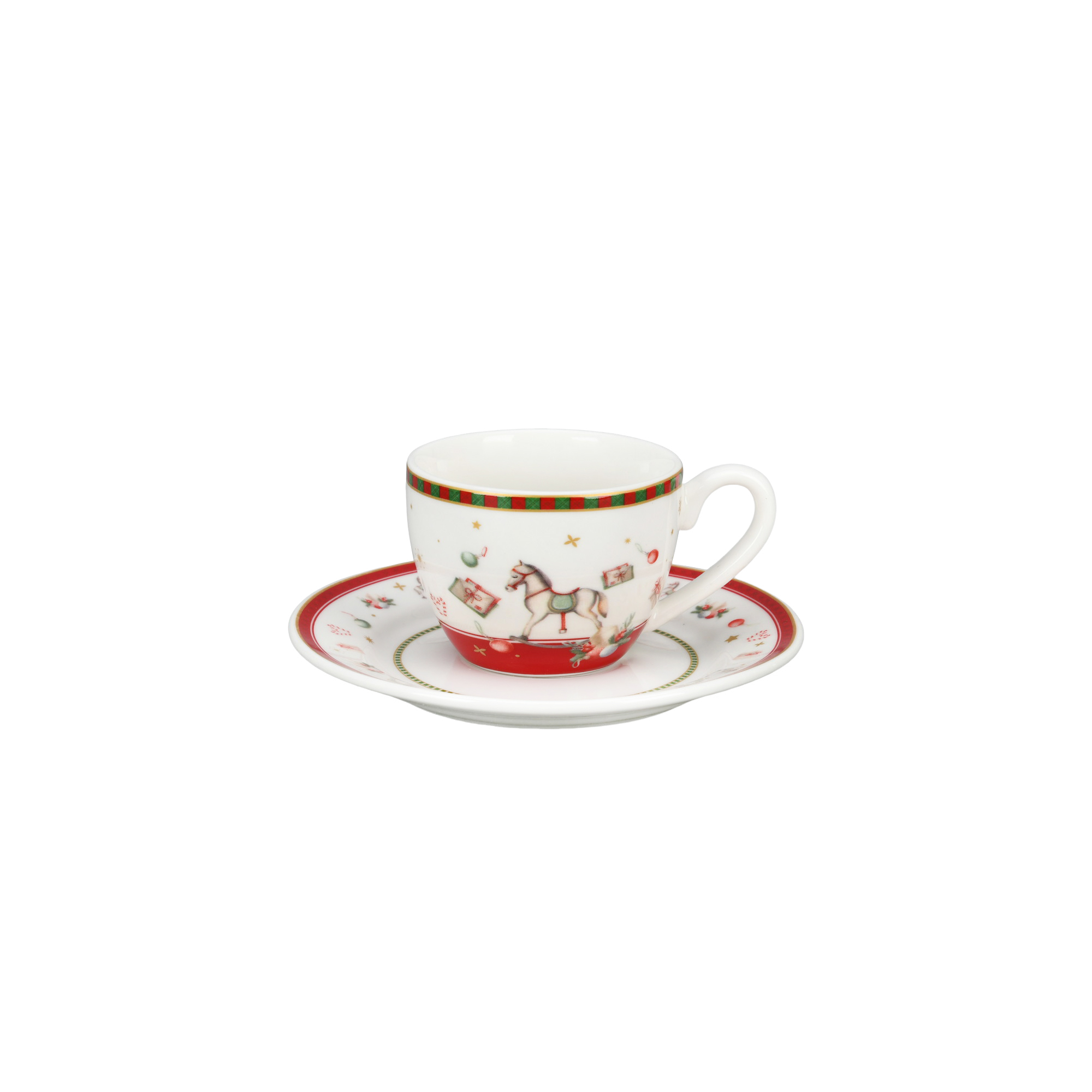 Santa's Gift Season 90ml Cup & Saucer